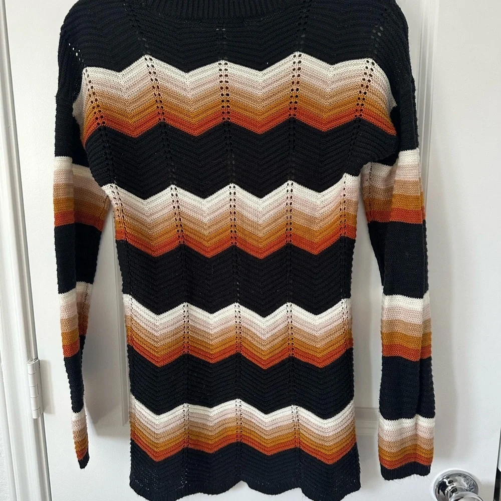 FCT with love Chevron knit long sleeve sweater - Picture 4 of 4